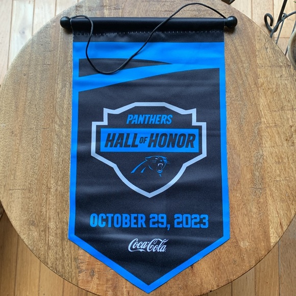 Carolina Panthers Hall of Honor 10/29/23 Small Pennant/Banner/Flag, 8 & 1/2”x 4” - Picture 5 of 7